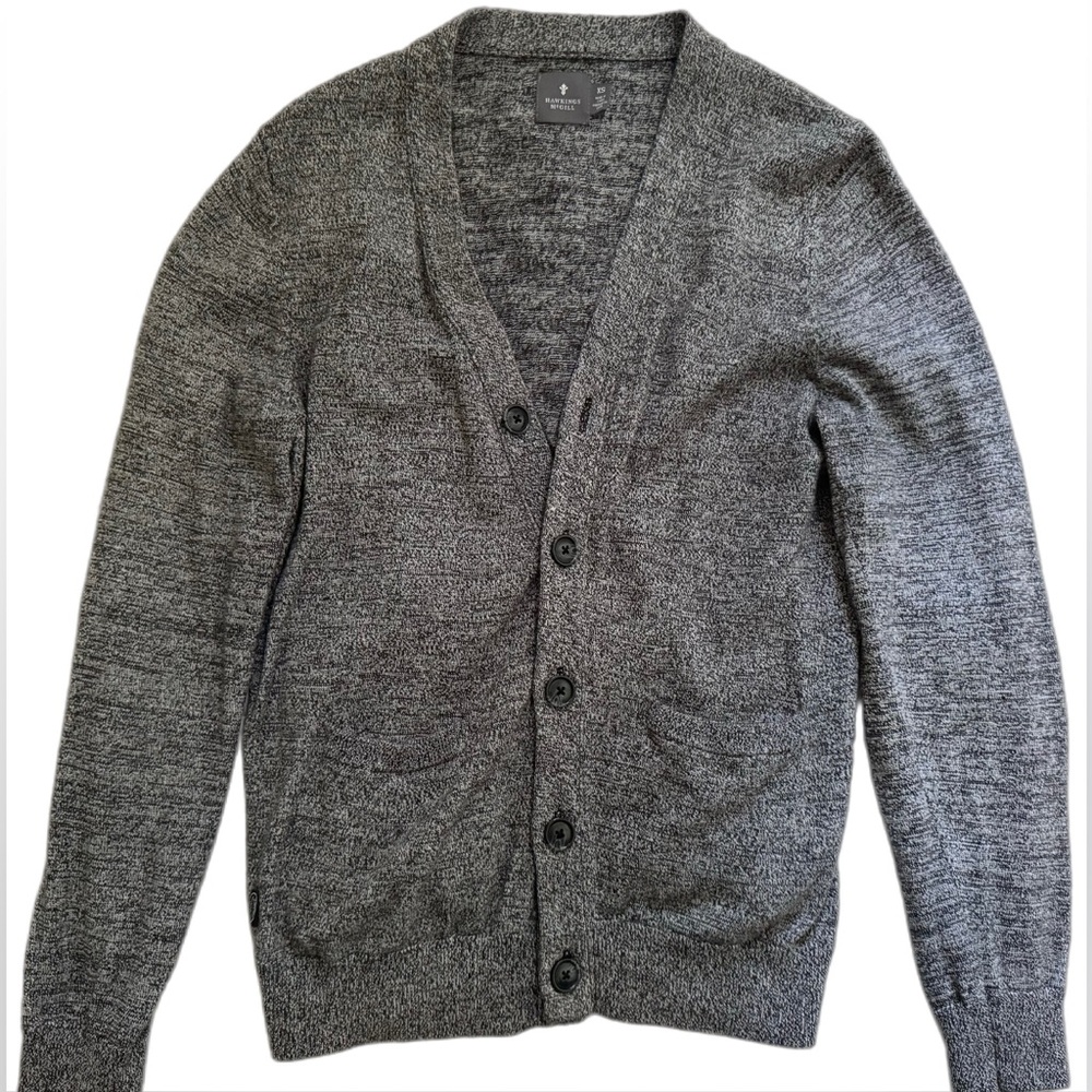 Gray Cardigan Sweater